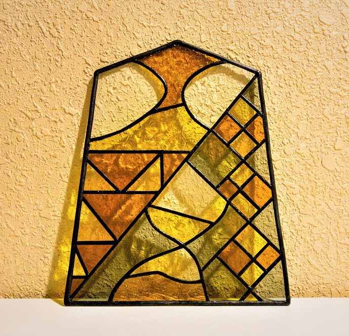 ステンドグラス三角土台Ａ(7個) ガラス | mediacenter 