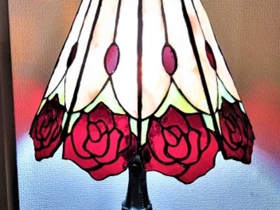 2021.12.23．　10面体の薔薇ランプ　　：制作　水川涼子　さん
