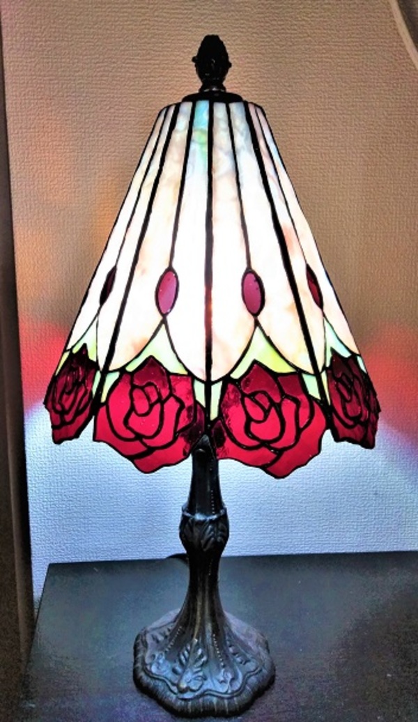 10面体の薔薇ランプ