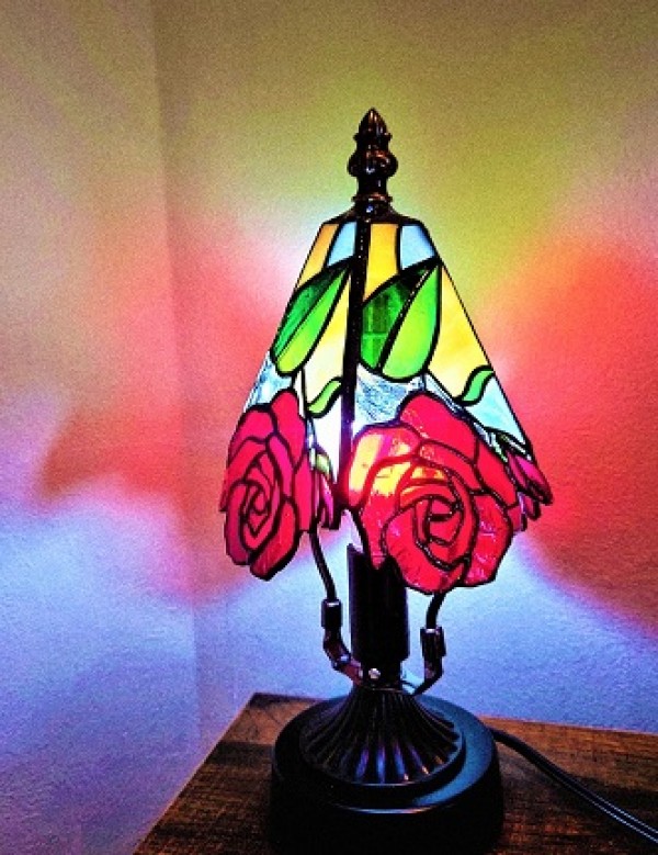 薔薇のランプ